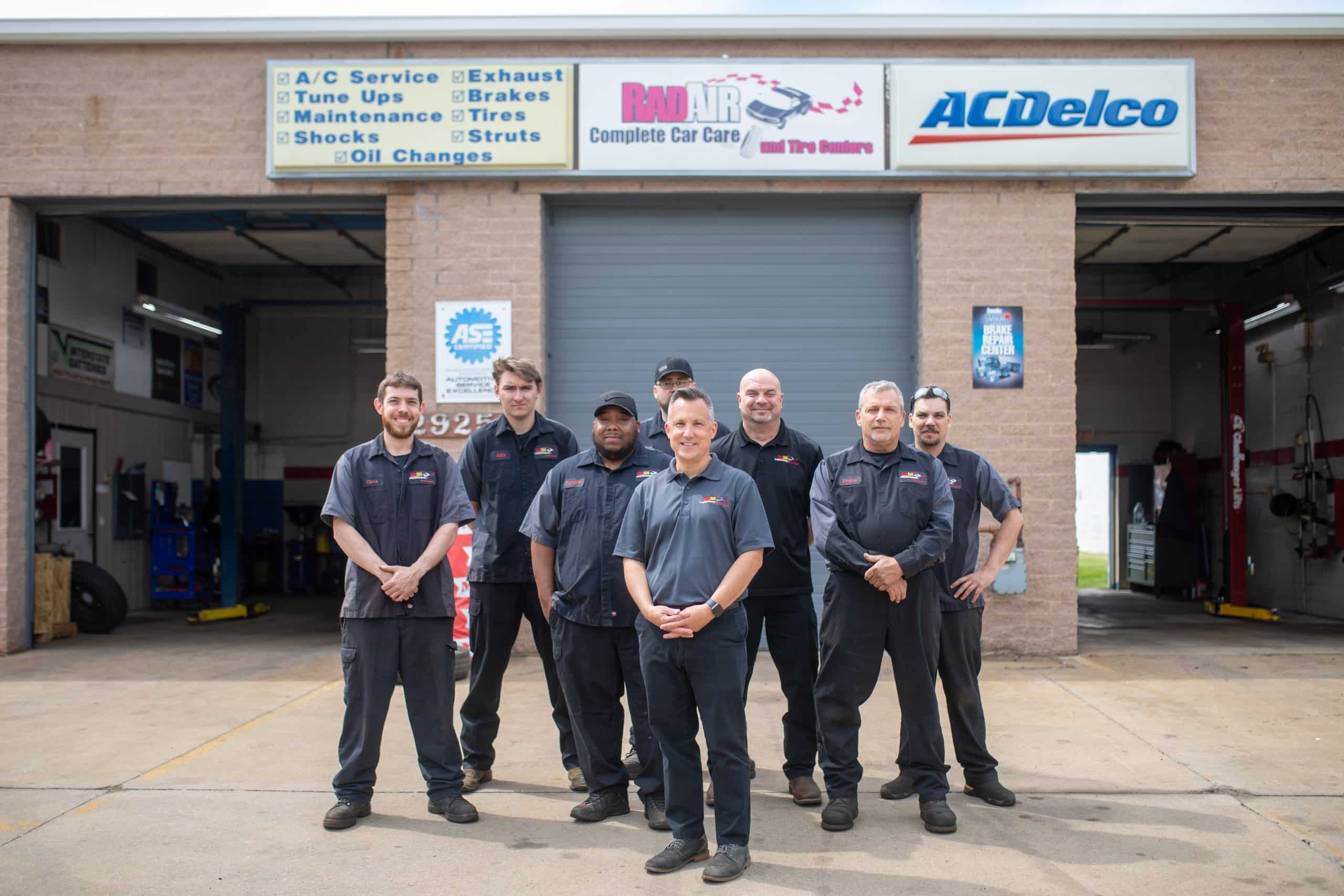 Rad Air technicians at work in the shop